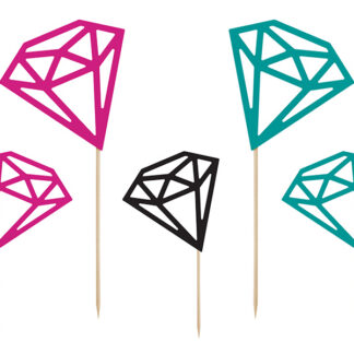 Toppery Diamenty, 12,5-25,5cm (1 op. / 5 szt.)