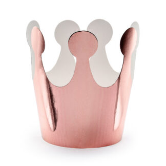 Korona Party, różowe złoto, 6cm (1 op. / 6 szt.)