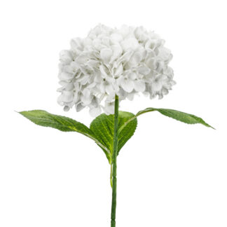 Sztuczny Kwiat – Hortensja Premium, 69 cm, biały
