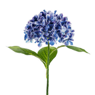Sztuczny Kwiat – Hortensja Premium, 69 cm, granat
