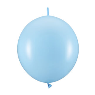 Balony z łącznikiem, 28cm, Pastel Baby Blue (1 op. / 20 szt.)