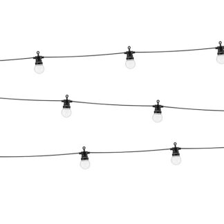 Lampki dekoracyjne LED, czarny, 5m