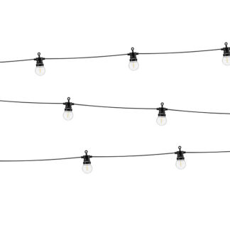Lampki dekoracyjne LED, czarny, 5m