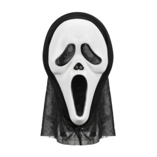 Maska Halloween z kapturem, 18x31cm, mix