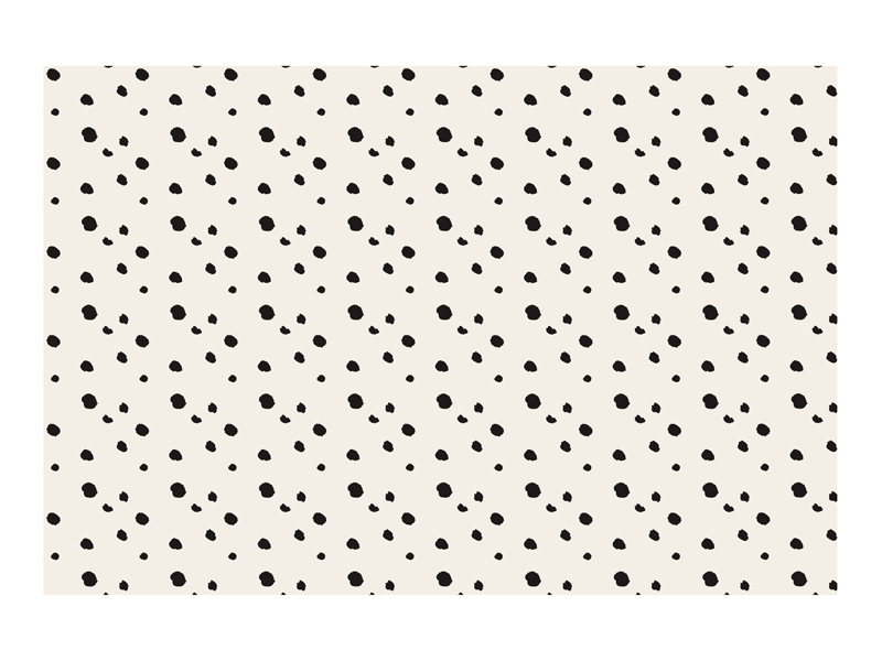 Obrus papierowy Kropki Dalmatyńczyka, mix, 180 x 120 cm
