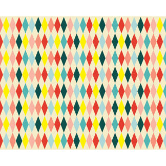 Obrus papierowy Romby, mix, 180 x 120 cm