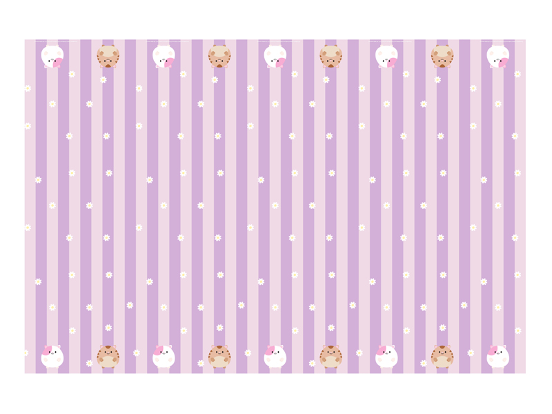 Obrus papierowy Koci Domek Gabi, mix, 180 x 120 cm