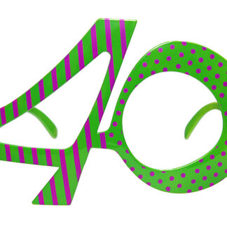 Okulary 40, zielony