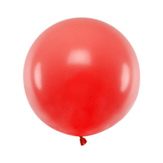 Balon okrągły 60 cm, Pastel Poppy Red