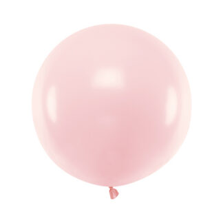 Balon okrągły 60cm, Pastel Pale Pink