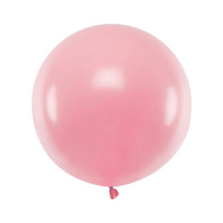 Balon okrągły 60 cm, Pastel Baby Pink