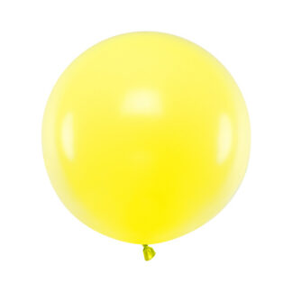 Balon okrągły 60 cm, Pastel Lemon Zest