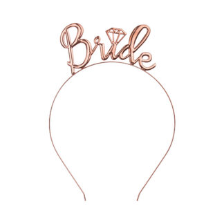 Opaska Bride, różowe złoto