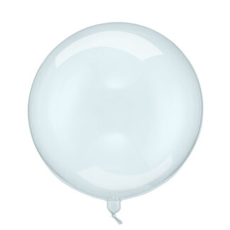 Balon Kula, 40cm, transparentny niebieski