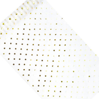 Organza z nadrukiem, biały, 0,36 x 9m