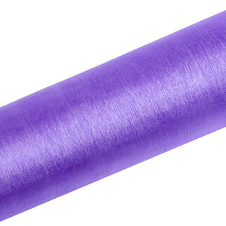 Organza Gładka, liliowy, 0,16 x 9m (1 szt. / 9 mb.)