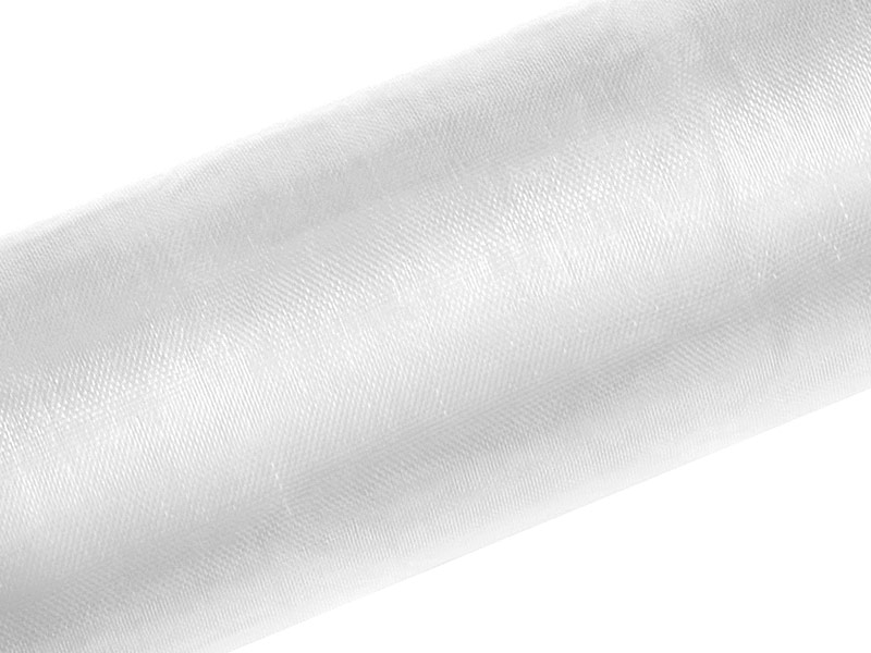 Organza Gładka, biały, 1,5 x 50m (1 szt. / 50 mb.)