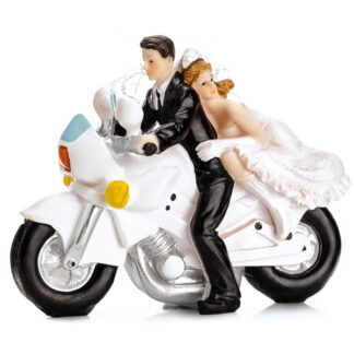 Figurka Para Młoda na motorze, 11,5cm