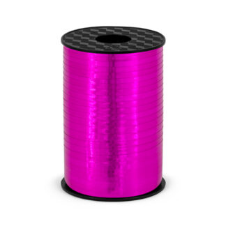 Wstążka plastikowa, c. różowy, 5mm/225m