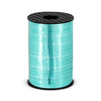 Wstążka plastikowa, turkus, 5mm/225m