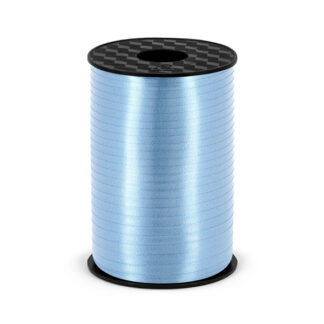 Wstążka plastikowa, błękit, 5mm/225m