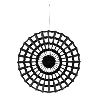Rozeta dekoracyjna Pajęczyna, czarny, 50 cm