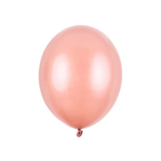 Balony Strong 23cm, Metallic Rose Gold (1 op. / 100 szt.)