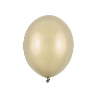 Balony Strong 23 cm, Metallic Cold Gold (1 op. / 100 szt.)
