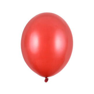 Balony Strong 27cm, Metallic Poppy Red (1 op. / 100 szt.)