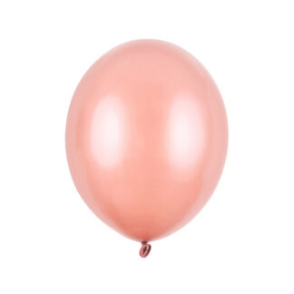 Balony Strong 27cm, Metallic Rose Gold (1 op. / 10 szt.)