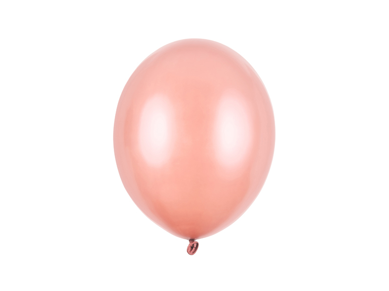Balony Strong 27cm, Metallic Rose Gold (1 op. / 10 szt.)