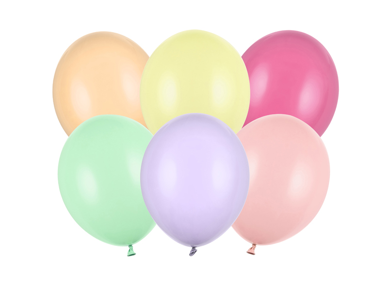 Balony Strong 27cm, Pastel Mix (1 op. / 100 szt.)