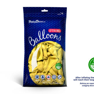 Balony Strong 27cm, Pastel Lemon Zest (1 op. / 100 szt.)