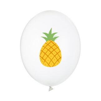 Balony 30 cm, Ananas, Crystal Clear (1 op. / 50 szt.)