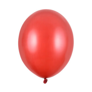 Balony Strong 30cm, Metallic Poppy Red (1 op. / 100 szt.)