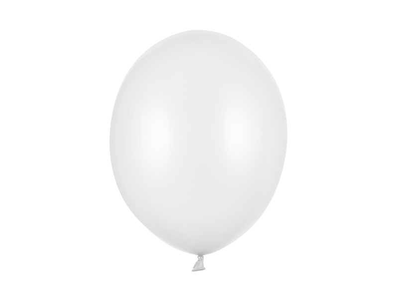 Balony Strong 30cm, Metallic Pure White (1 op. / 50 szt.)