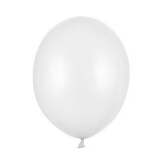 Balony Strong 30cm, Metallic Pure White (1 op. / 100 szt.)
