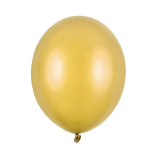 Balony Strong 30cm, Metallic Gold (1 op. / 10 szt.)