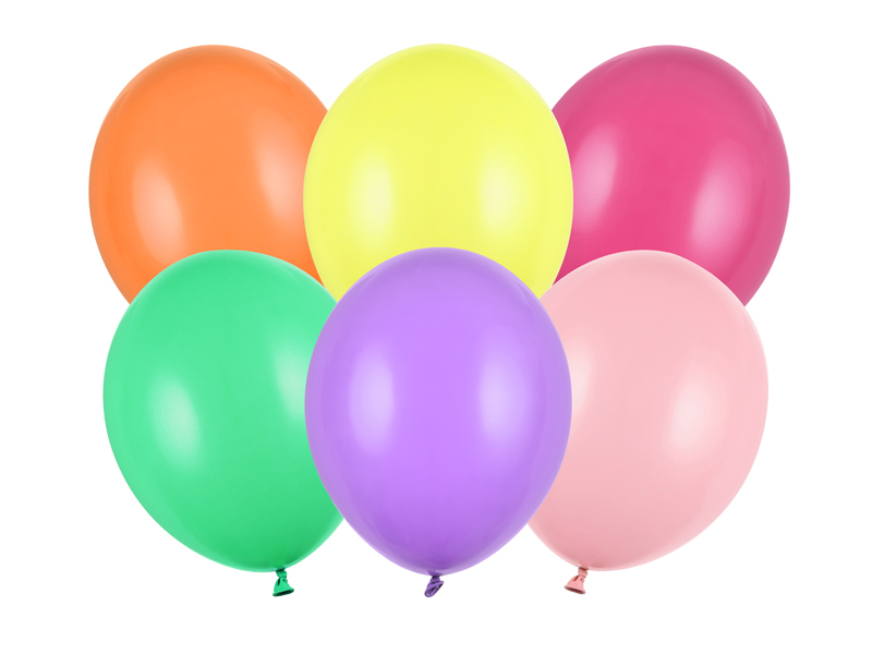 Balony Strong 30cm, Pastel Mix (1 op. / 10 szt.)