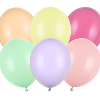 Balony Strong 30cm, Pastel Mix (1 op. / 10 szt.)