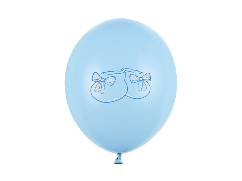 Balony 30cm, Bucik, Pastel Baby Blue (1 op. / 6 szt.)