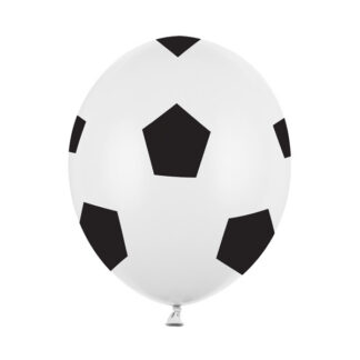 Balony 30 cm, Piłka, Pure White (1 op. / 50 szt.)
