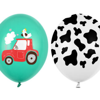 Balony 30 cm, Farma, mix (1 op. / 50 szt.)