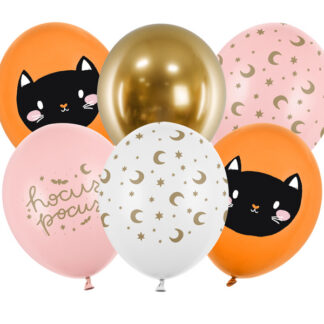 Balony 30 cm, Hocus Pocus, mix (1 op. / 6 szt.)