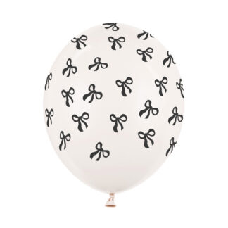 Balony 30 cm, Kokardki, Pastel Off-white (1 op. / 50 szt.)