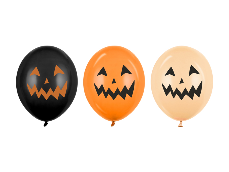 Balony 30 cm, Dynie, mix (1 op. / 50 szt.)