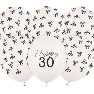 Balony 30 cm, 30, Pastel Off-white (1 op. / 6 szt.)