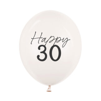 Balony 30 cm, 30, Pastel Off-white (1 op. / 50 szt.)