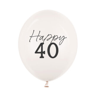 Balony 30 cm, 40, Pastel Off-white (1 op. / 50 szt.)