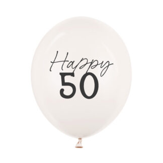 Balony 30 cm, 50, Pastel Off-white (1 op. / 50 szt.)